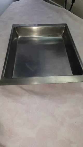 Tabuleiro em Inox 33x28x16 alt