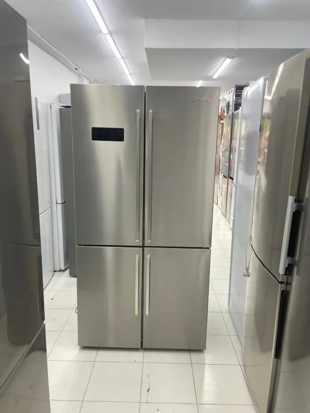 Nevera Smeg Americana Acero Inoxidable