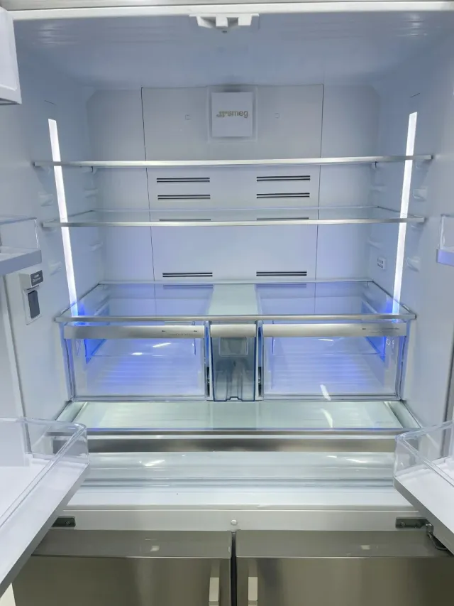 Nevera Smeg Americana Acero Inoxidable