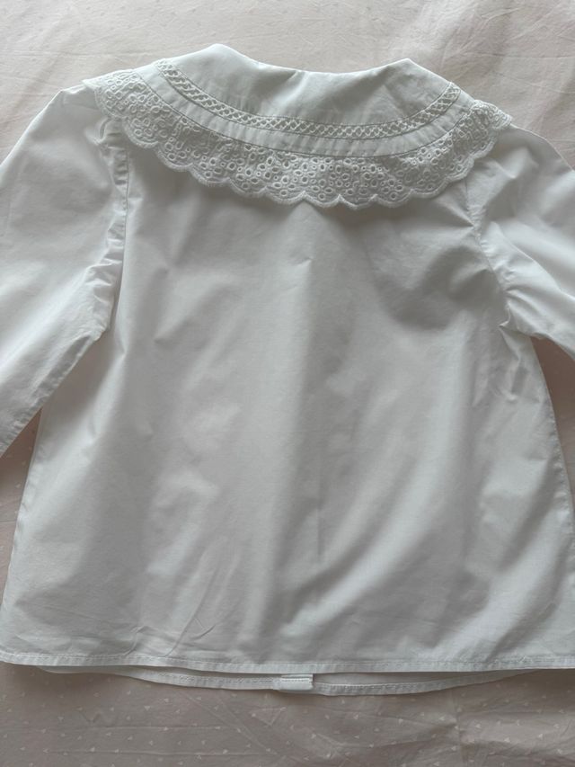 Camisa blanca Coconut talla 7 niñ