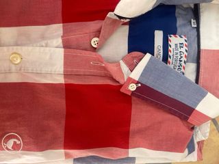 Camisa El Ganso cuadros roja y azul