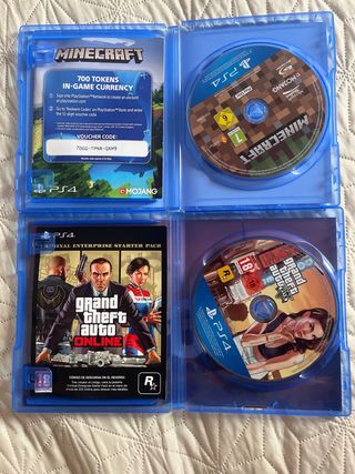 Pack GTA V Premium Edition y Minecraft PS4