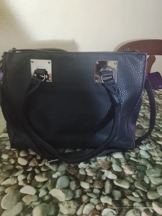 Bolso Negro Grande de mano y bandolera