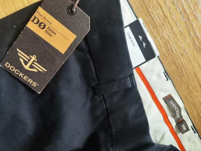 Nuevos Pantalones Dockers Negros Talla 30