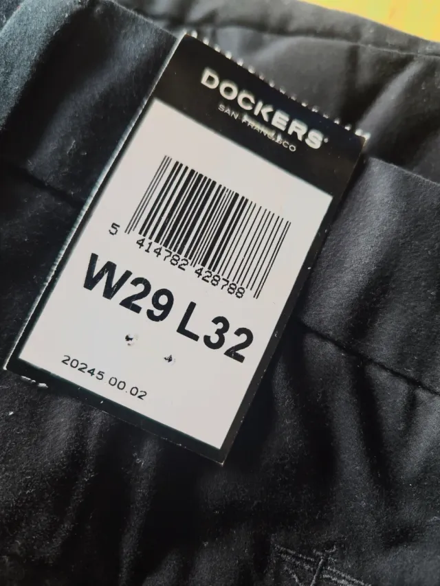 Nuevos Pantalones Dockers Negros Talla 30