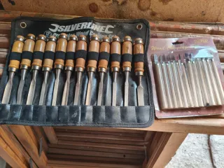 Set de 12 Gubias para Talla de Madera
