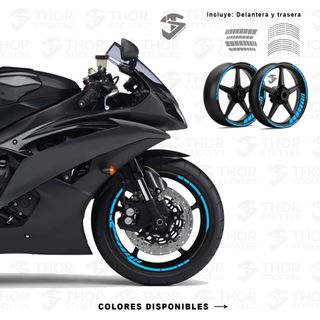 Pegatinas llantas Yamaha R6