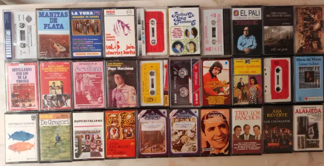 30 Cintas Cassette Flamenco y Sevillanas
