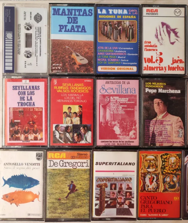 30 Cintas Cassette Flamenco y Sevillanas