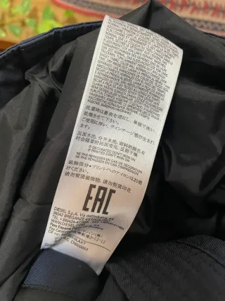 Chaqueta Diesel motera J Glory azul talla S