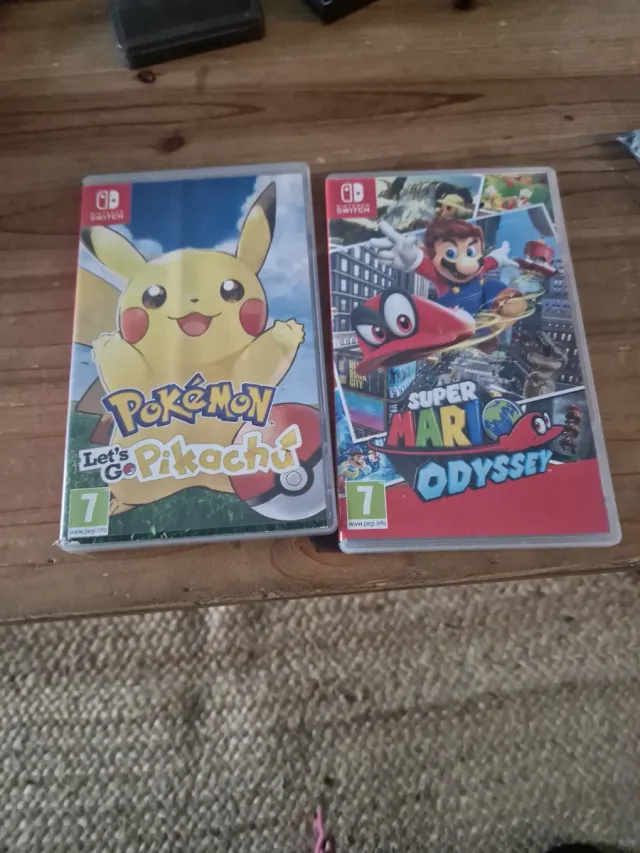 Pokemon Let's Go Pikachu e Mario Odyssey per Nintendo Switch