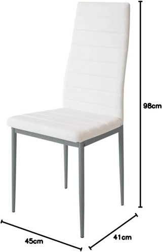 Set 4 Sedie Moderne sala da Pranzo Salotto Cucina