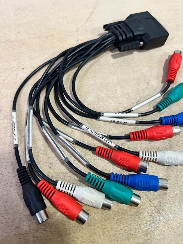 Cabo multi-ficha RCA SCART