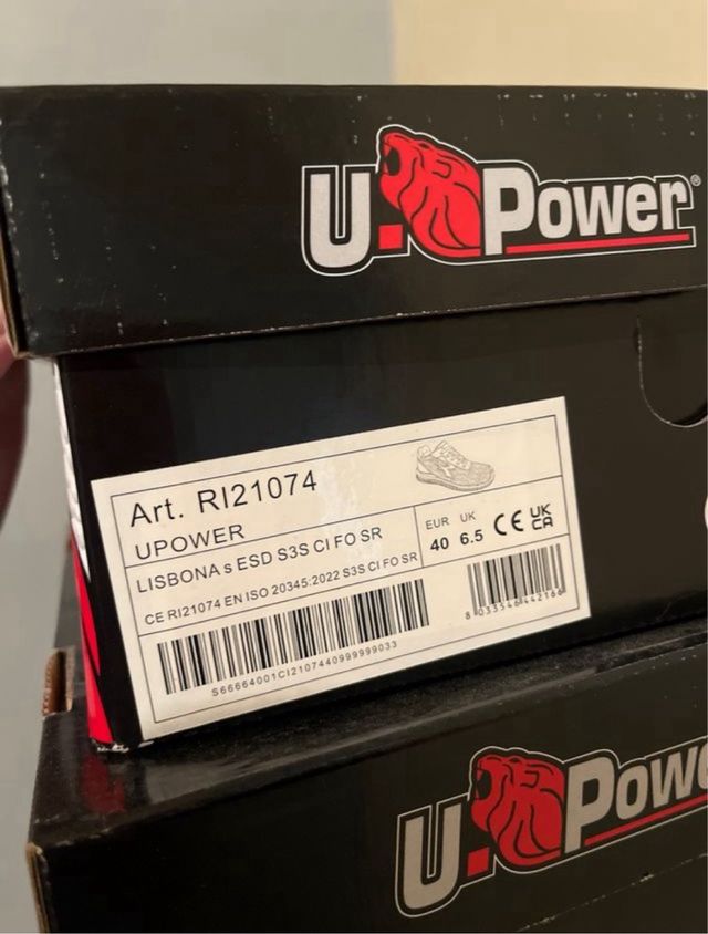 Botas de trabajo U Power Nuevas Talla 40