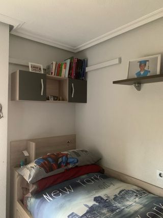 Habitación completa: Cama nido, armario y estanter