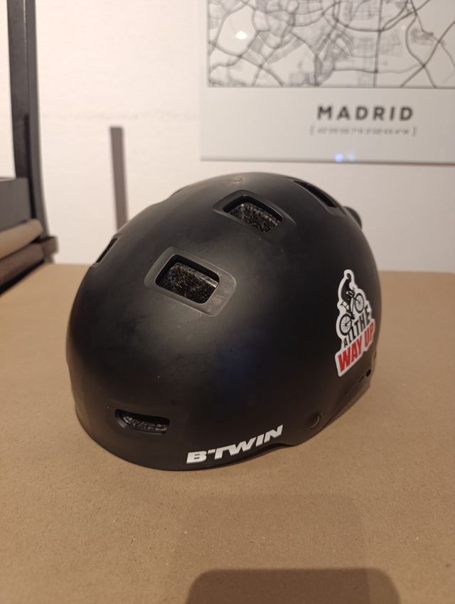 Casco B-Win Bicicleta/Skate Negro