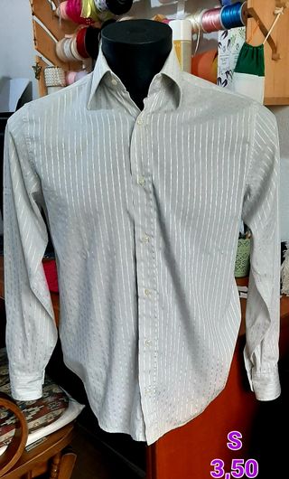 Camicia uomo grigio/argento taglia S