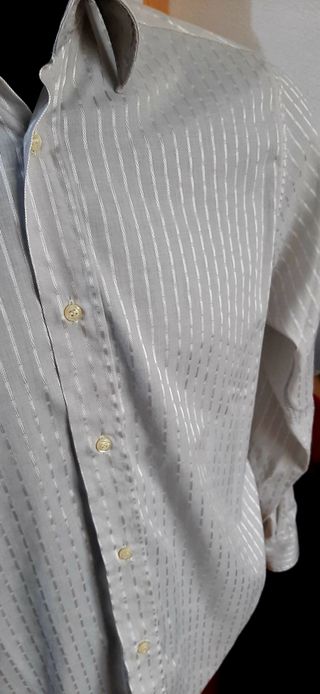 Camicia uomo grigio/argento taglia S