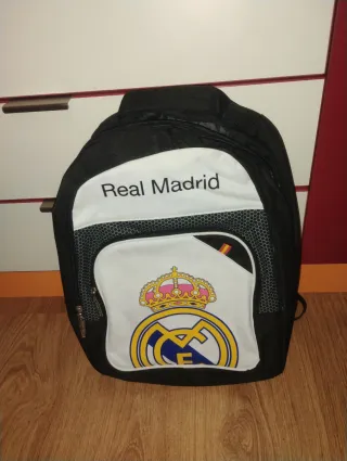 Mochila Escolar Safta Real Madrid Negra