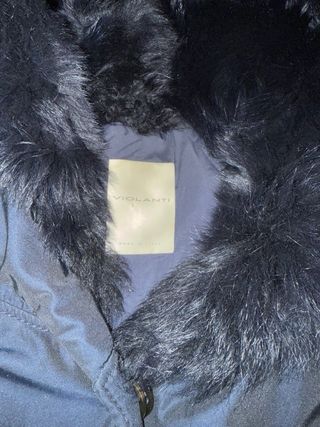 Trenca mujer azul marino