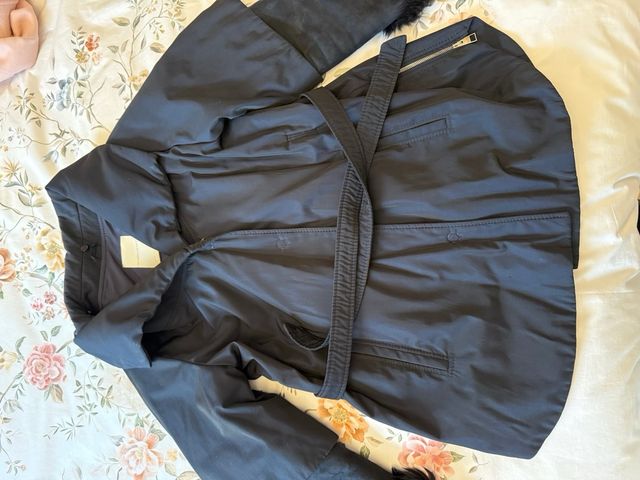 Trenca mujer azul marino