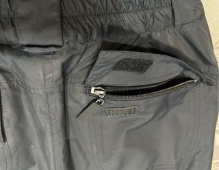 Pantalón de nieve con tirantes negro T 40