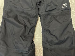 Pantalón de nieve con tirantes negro T 40