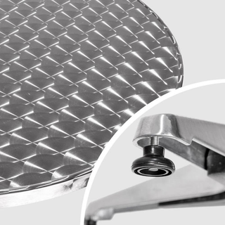 Tavolino In Alluminio Per Esterno 60 x 70/110cm Re