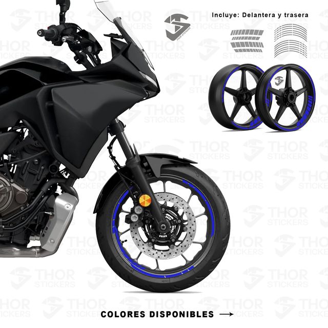 Pegatinas llantas Yamaha Tracer 700 Tracer7 GT