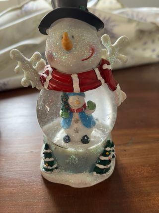 Set 3 Sfere di Neve Natalizie