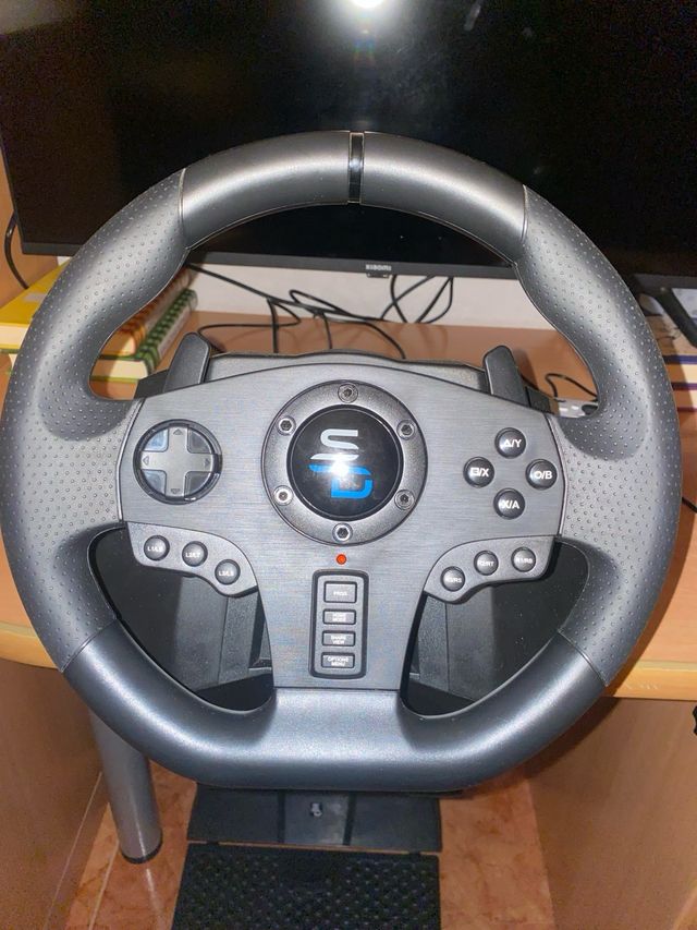 Volante Superdrive SD con pedales y palanca