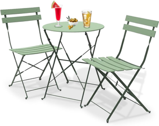 Set 3 Pezzi da Giardino Pieghevole Modello Parigi,