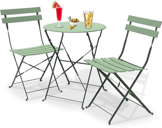 Set 3 Pezzi da Giardino Pieghevole Modello Parigi,