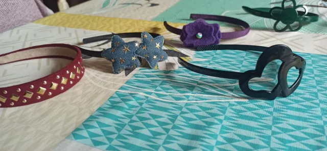 Lote 5 diademas niña