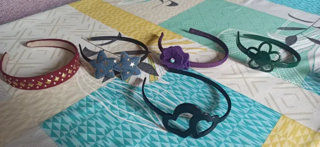 Lote 5 diademas niña