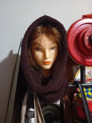 Scaldacollo e copricapo in lana