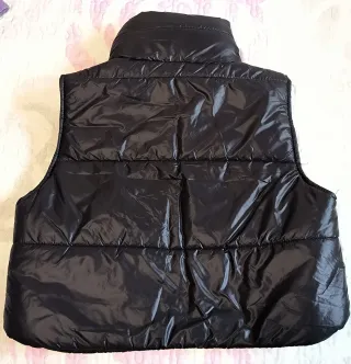 Chaleco corto mujer negro