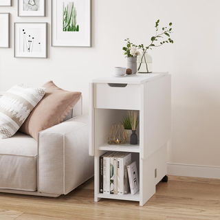 Tavolo da Pranzo Pieghevole Salvaspazio con Ruote,