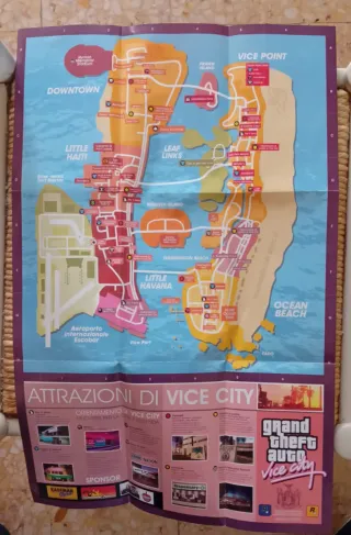 GTA Vice City Platinum PS2 con cd cheat