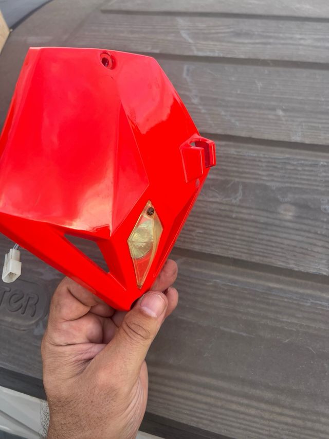 Careta y faro trial halogeno Beta y Gas Gas