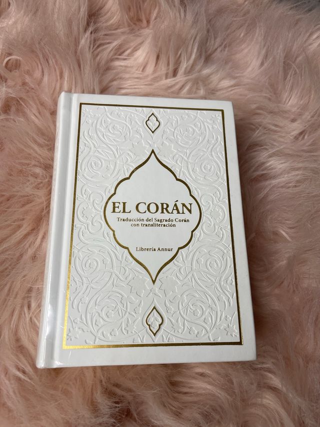 el coran en español color blanco