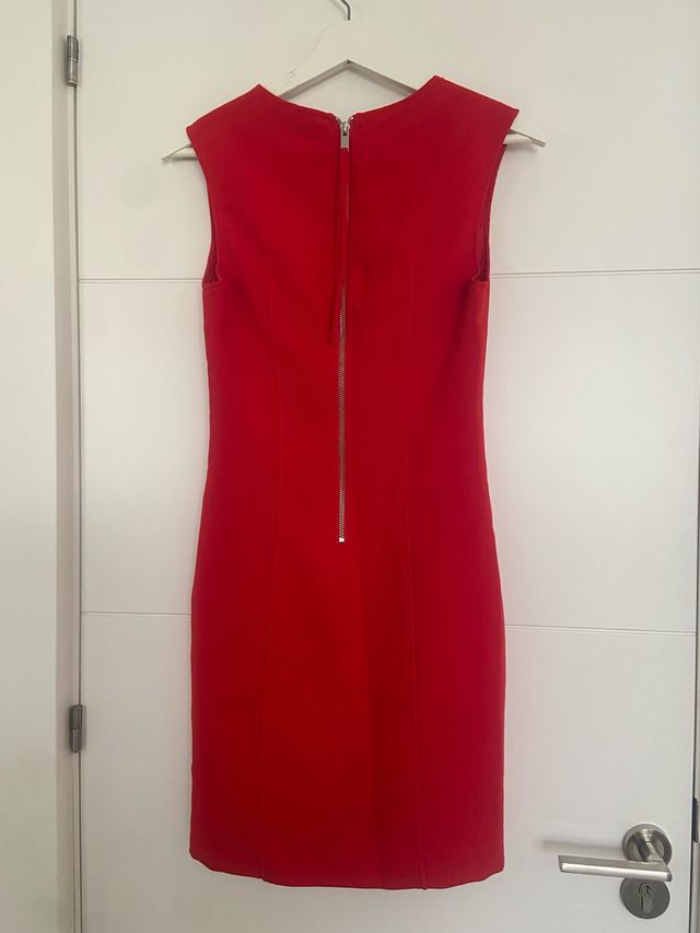 Vestido rojo Mango Talla XS
