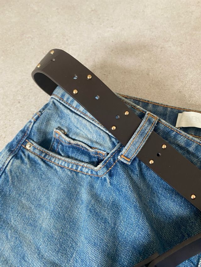 Vaqueros Zara Z1975 Tiro Medio Rectos