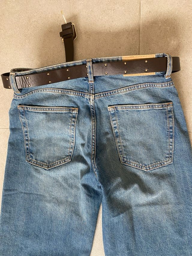 Vaqueros Zara Z1975 Tiro Medio Rectos