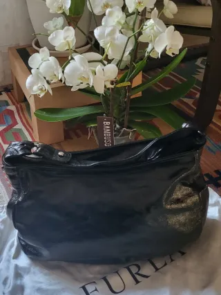 Borsetta Furla vera pelle nera