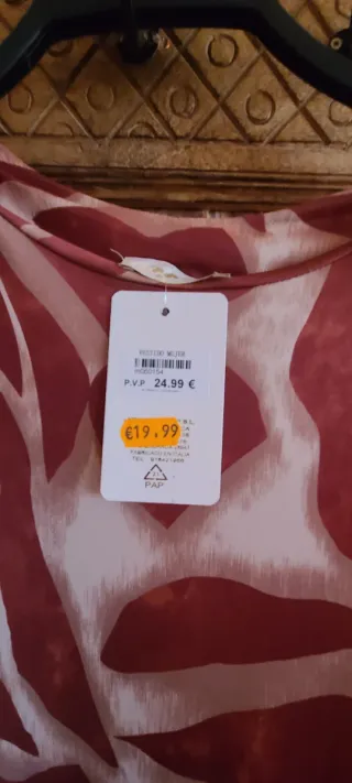 Vestido midi estampado