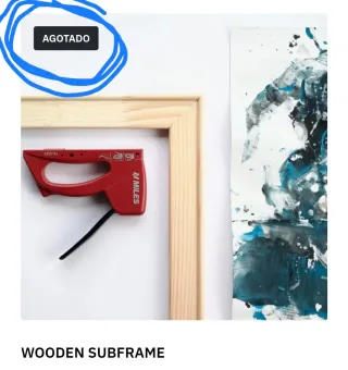 Kit de pintura corporal con lienzo de 1x1,37m