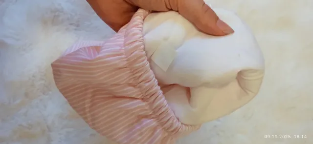 Pantalones bebé rosa a rayas 3mes invierno