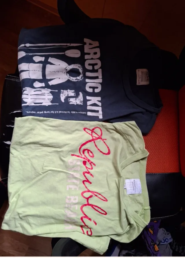 Pack 2 Camisetas Talla XL, marcas descripción