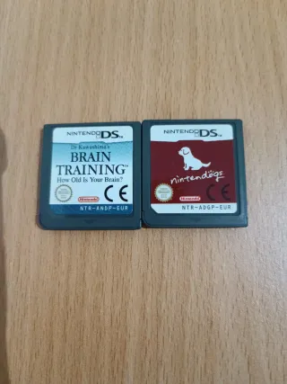 Juegos Nintendo DS: Nintendogs y Brain Training